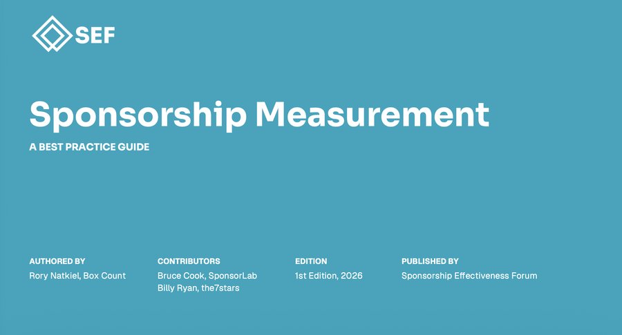 Sponsorship Measurement: A Best Practice Guide cover